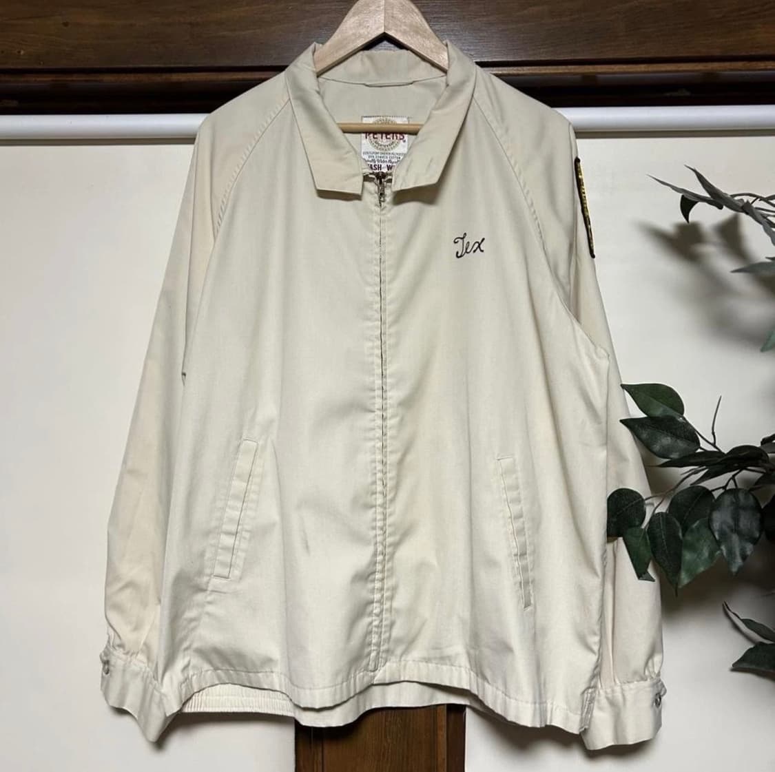 70s 체인스티지 자수 스포츠 헤링턴 자켓 XL 상품이미지2