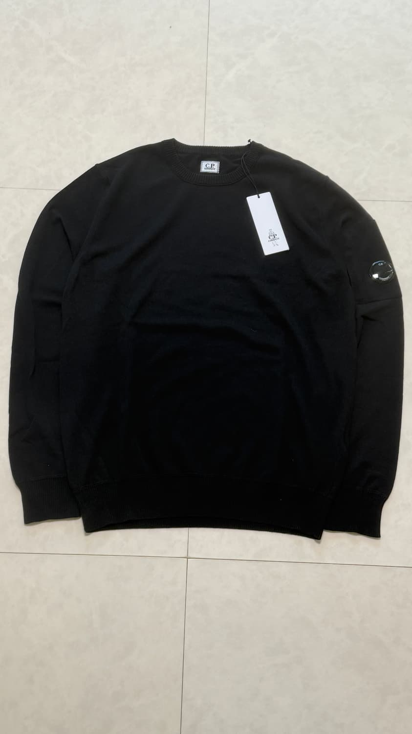 씨피컴퍼니 코튼 크레이프 크루넥 니트 상품이미지1