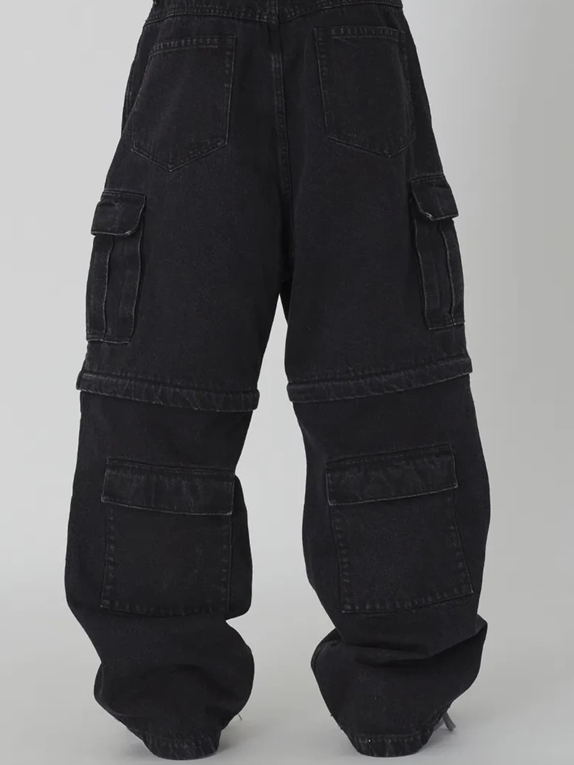 [L] MNGU 컨버터블 카고 데님 팬츠 상품이미지2