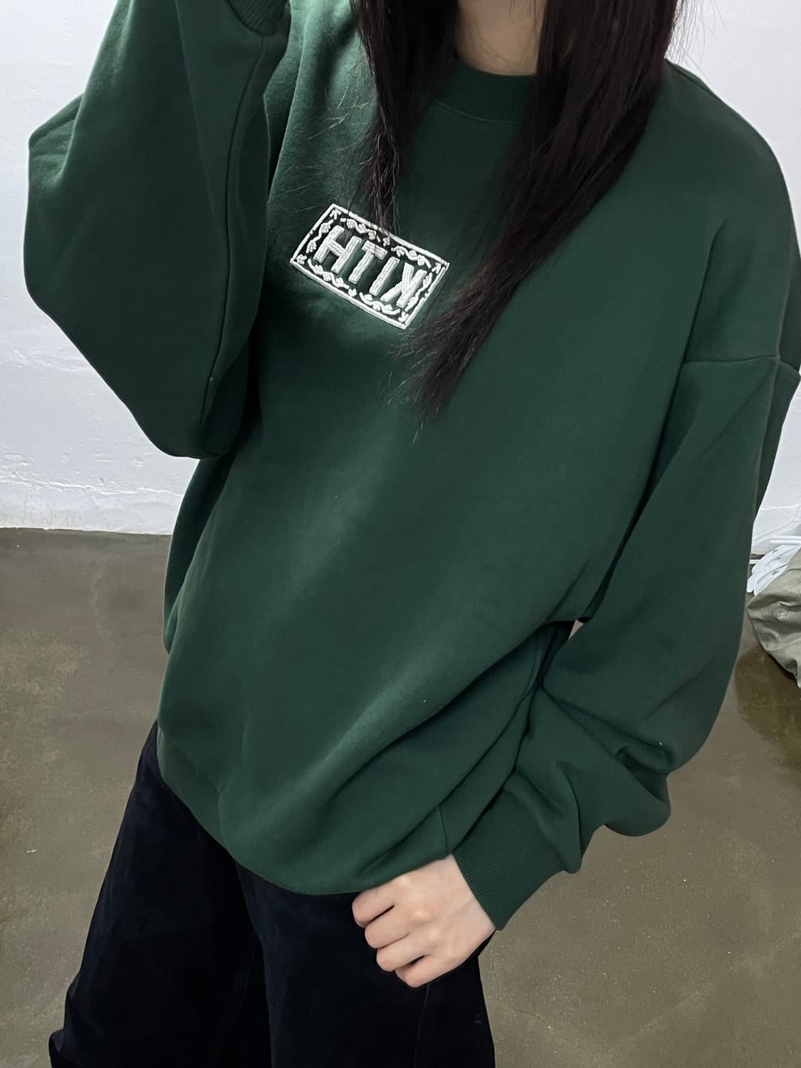 KITH 맨투맨 딥그린 L사이즈 상품이미지3