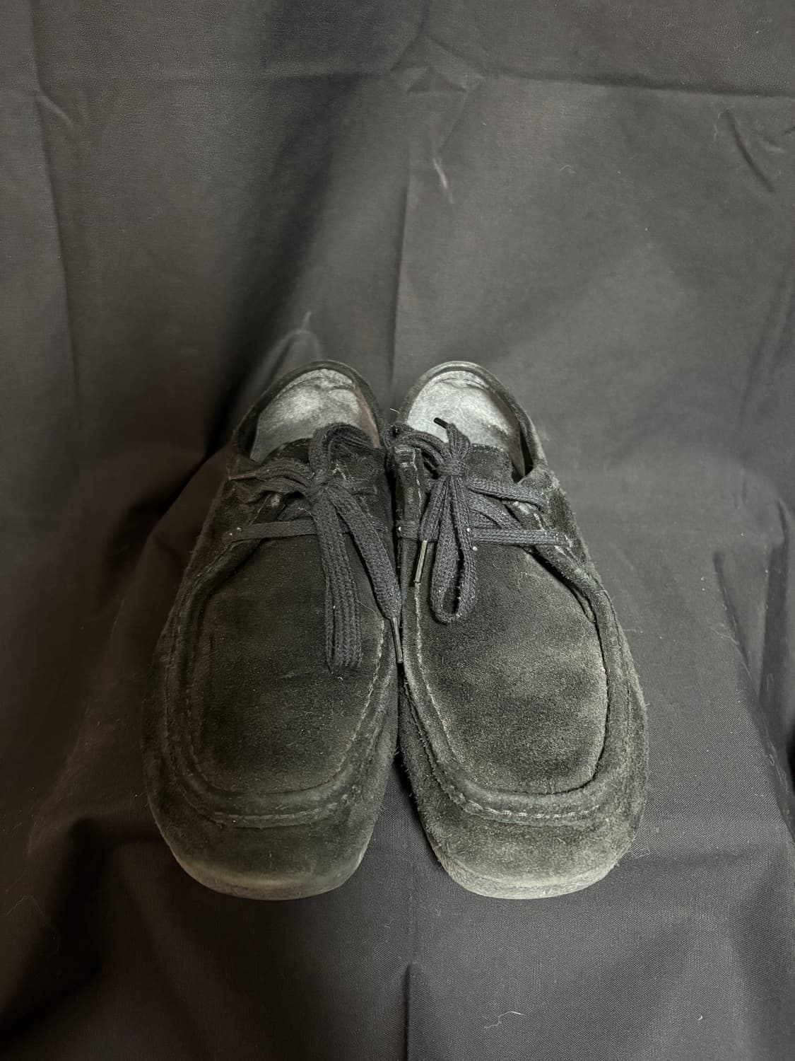 [GU] GU 리얼레더 모카신 슈즈 블랙 상품이미지1