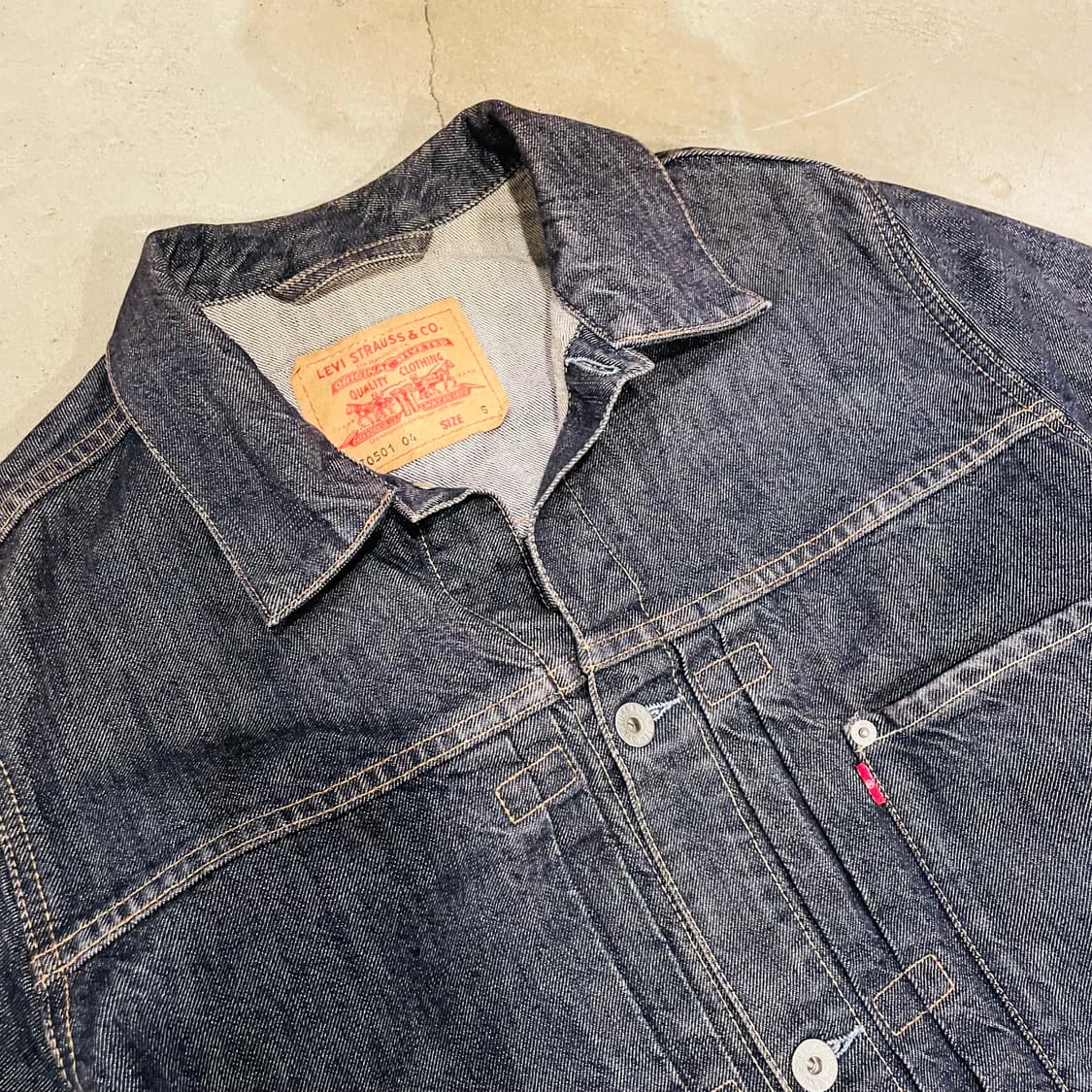 90s LEVI'S 70501 1st TYPE1 JK 상품이미지6