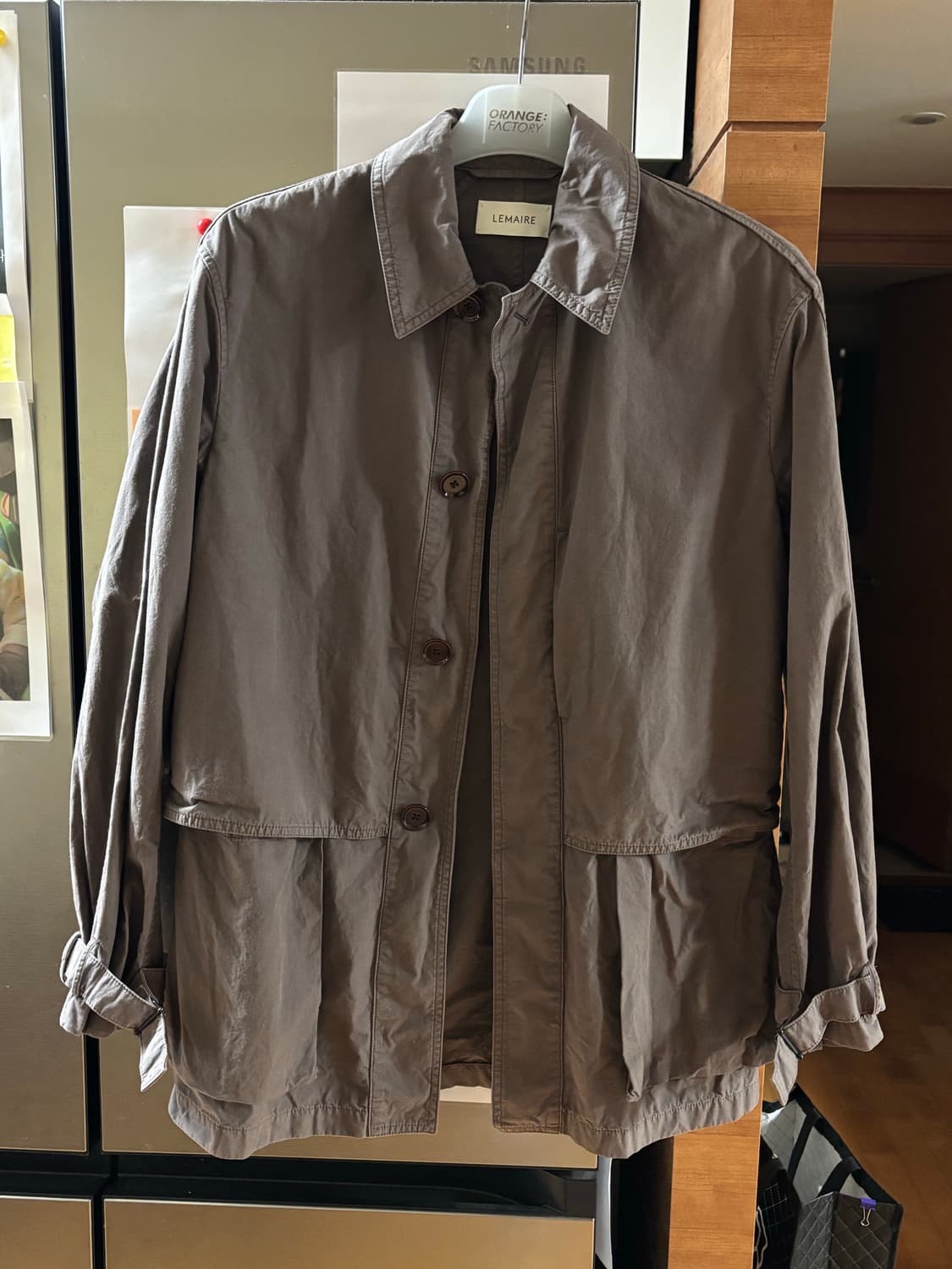 르메르 스톰플랩 블루종 44 사이즈 체스트넛 상품이미지3