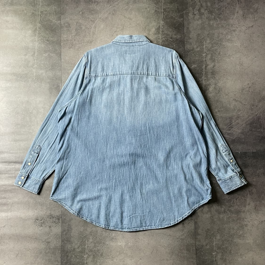 LUCKY BRAND 빈티지 다운버튼 웨스턴 데님셔츠 상품이미지5