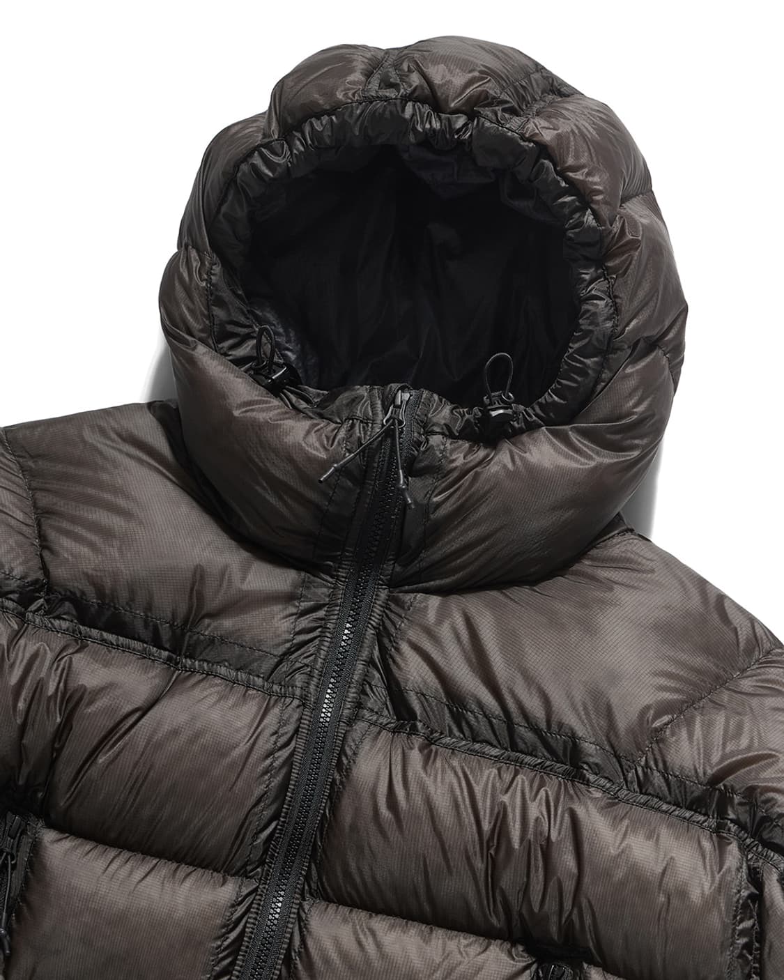 [S] 언어펙티드 LS HOODED DOWN BLACK 후디드 다운패딩 상품이미지8