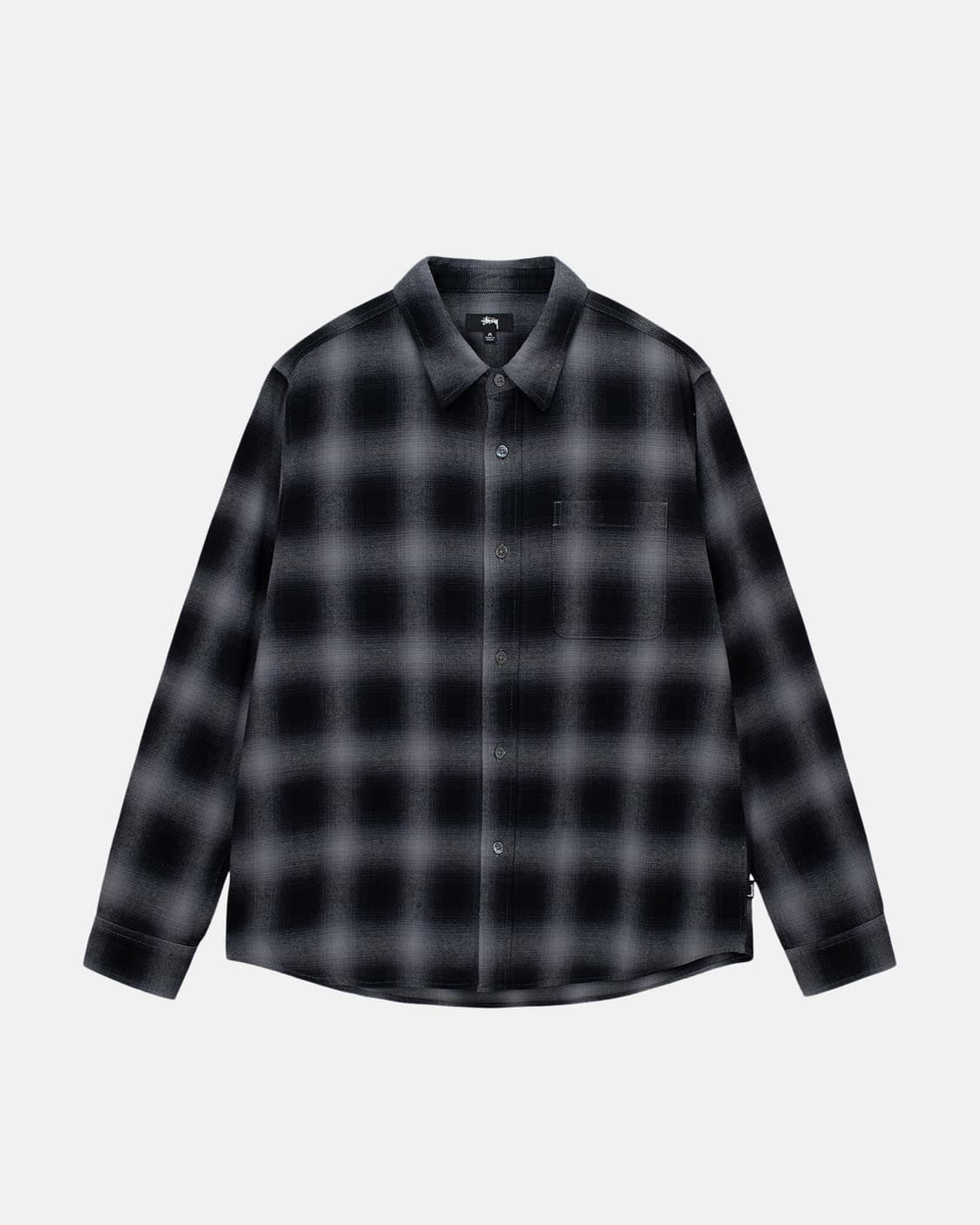 스투시 PETE PLAID SHIRT CHARCOAL 체크 셔츠 상품이미지2