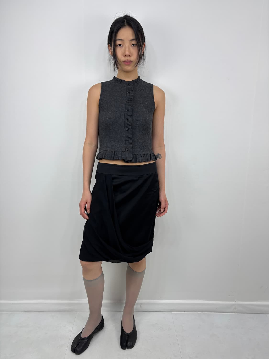 ZARA FRILL KNIT SLEEVELESS 상품이미지3