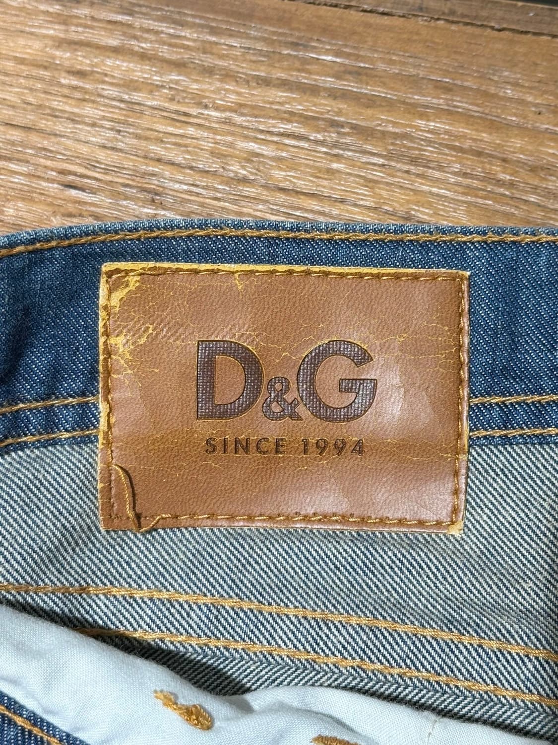 돌체 앤 가바나 빈티지 워싱 데님 팬츠 상품이미지7