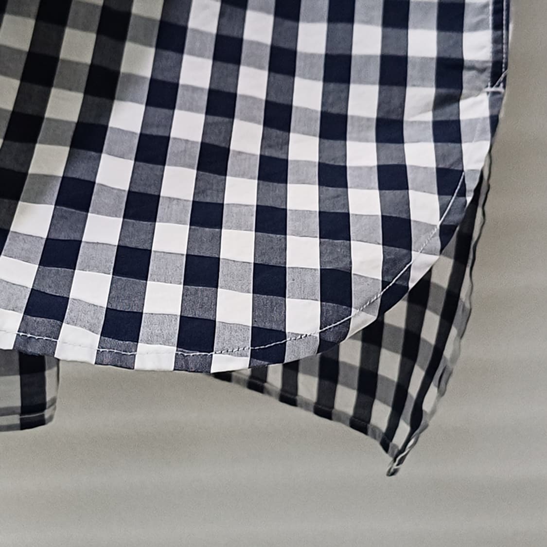 삼성물산 단톤 체크 셔츠 롱 반팔 원피스 오버루즈 거의새것 사랑봉봉 상품이미지9