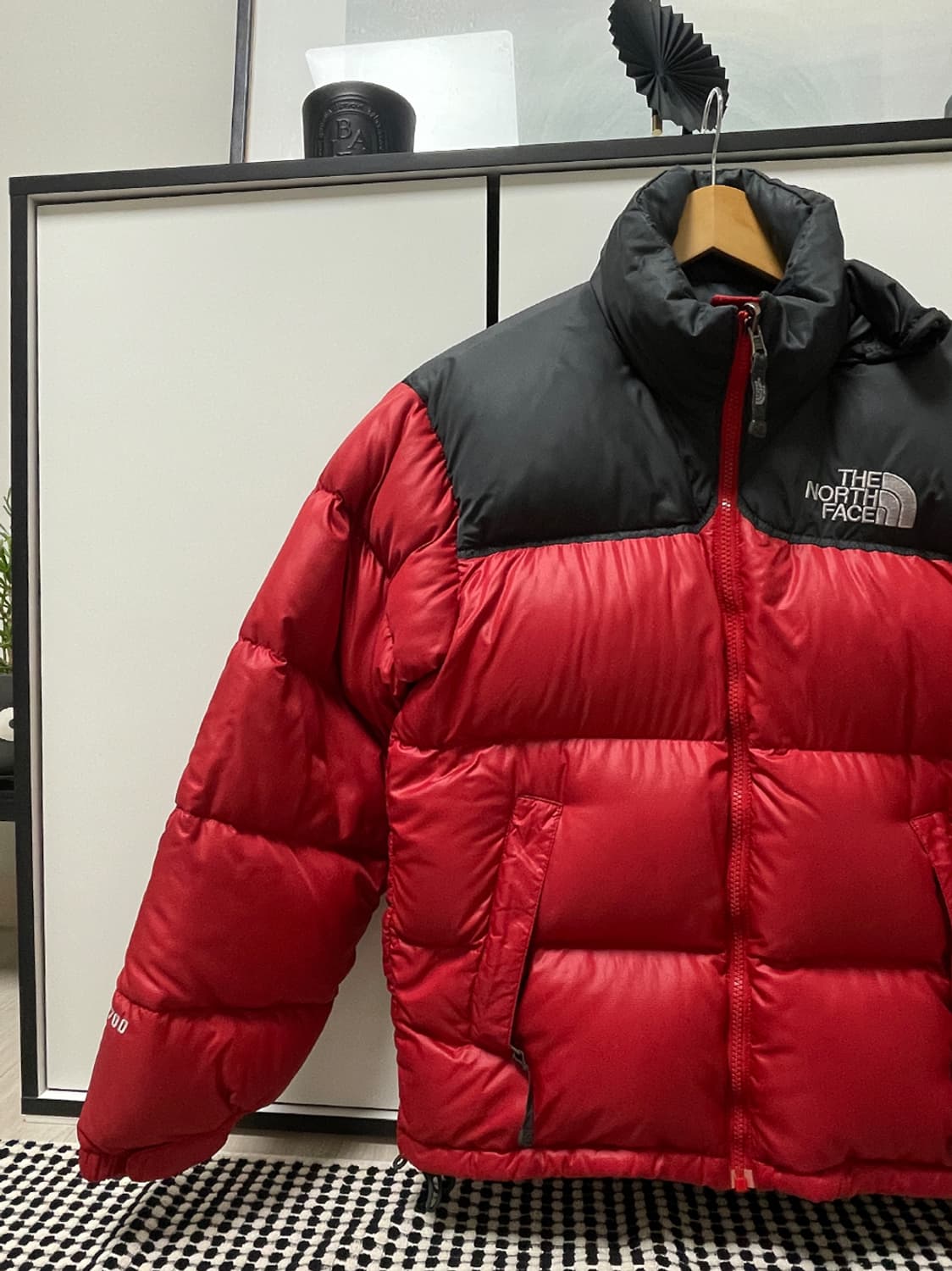 노스페이스 700눕시 레드 패딩 상품이미지2