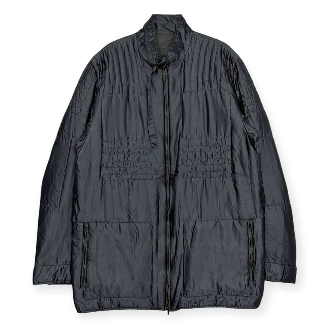 Jil sander 질샌더 패턴 실크 패딩 자켓 상품이미지1