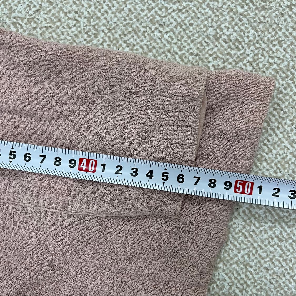 [F] 한섬 마인 여성 핑크 니트 가디건 0119M1 상품이미지5