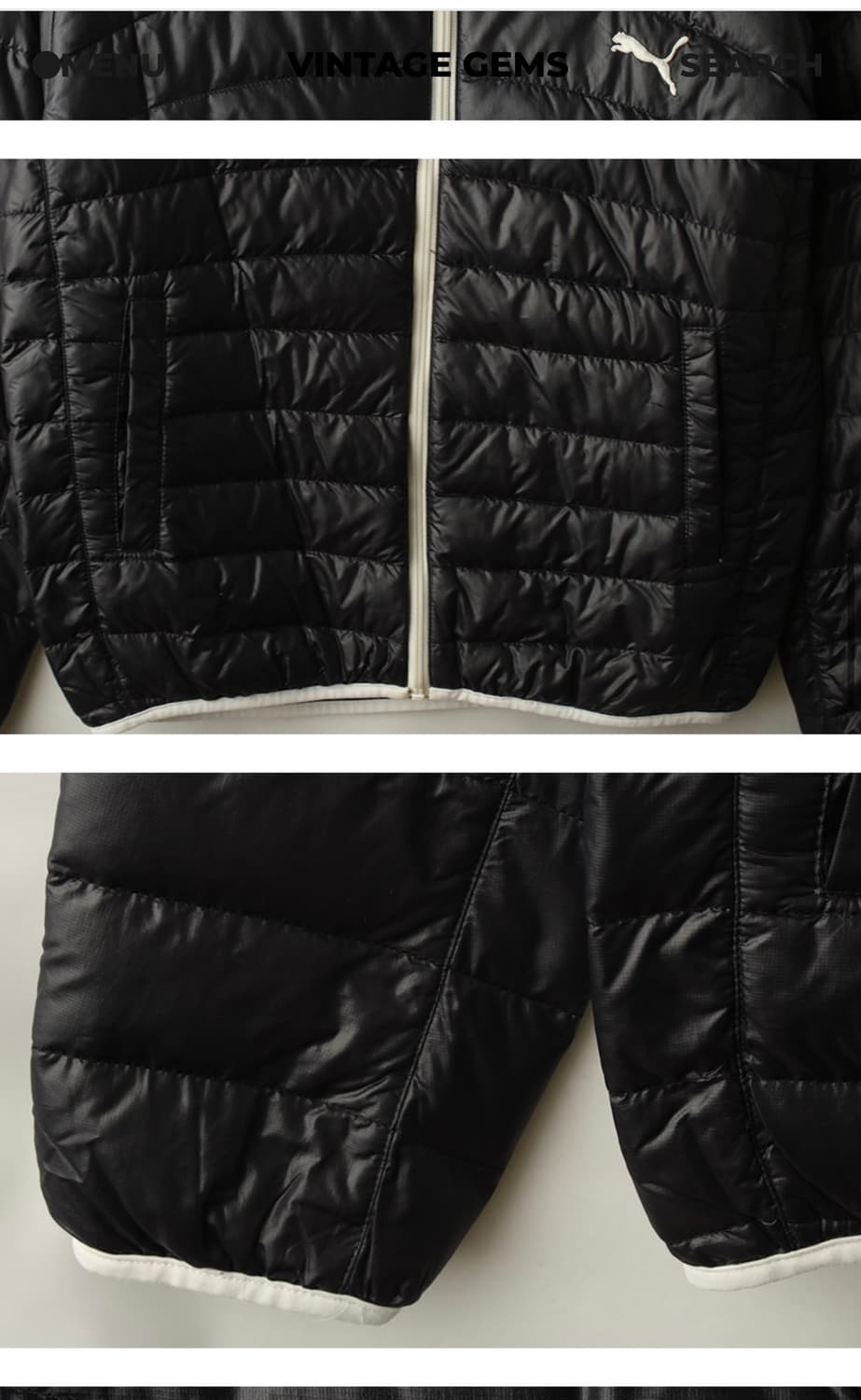 PUMA DOWN 빈티지후디라이트점퍼 / Man L 상품이미지4