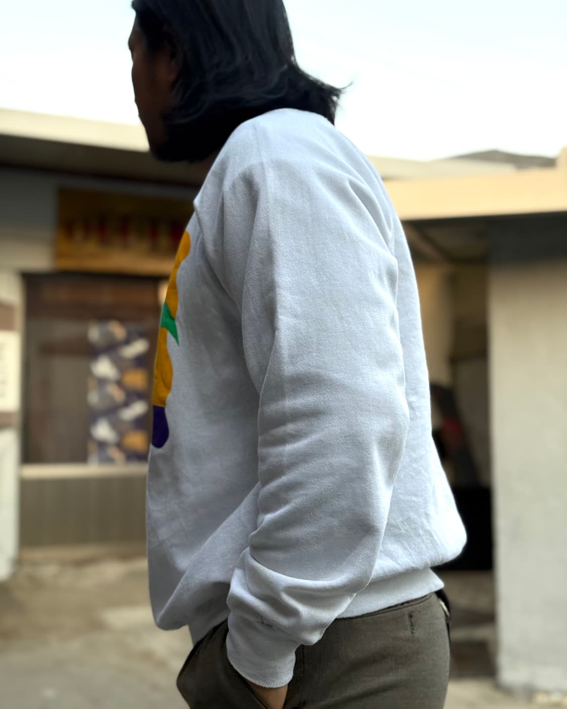 90's 헤인즈 Bike Along the Beach 스웻셔츠 XL 상품이미지8