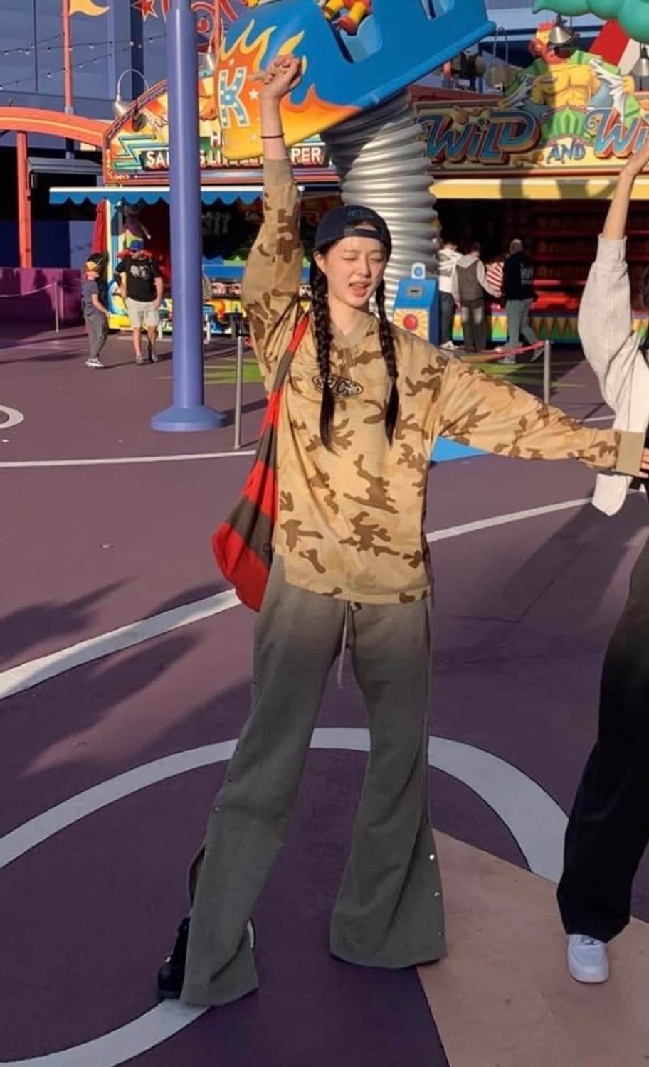 모델 박지원 착용) seo 에스이오 카모 메쉬 저지 탑 롱 슬리브 상품이미지3