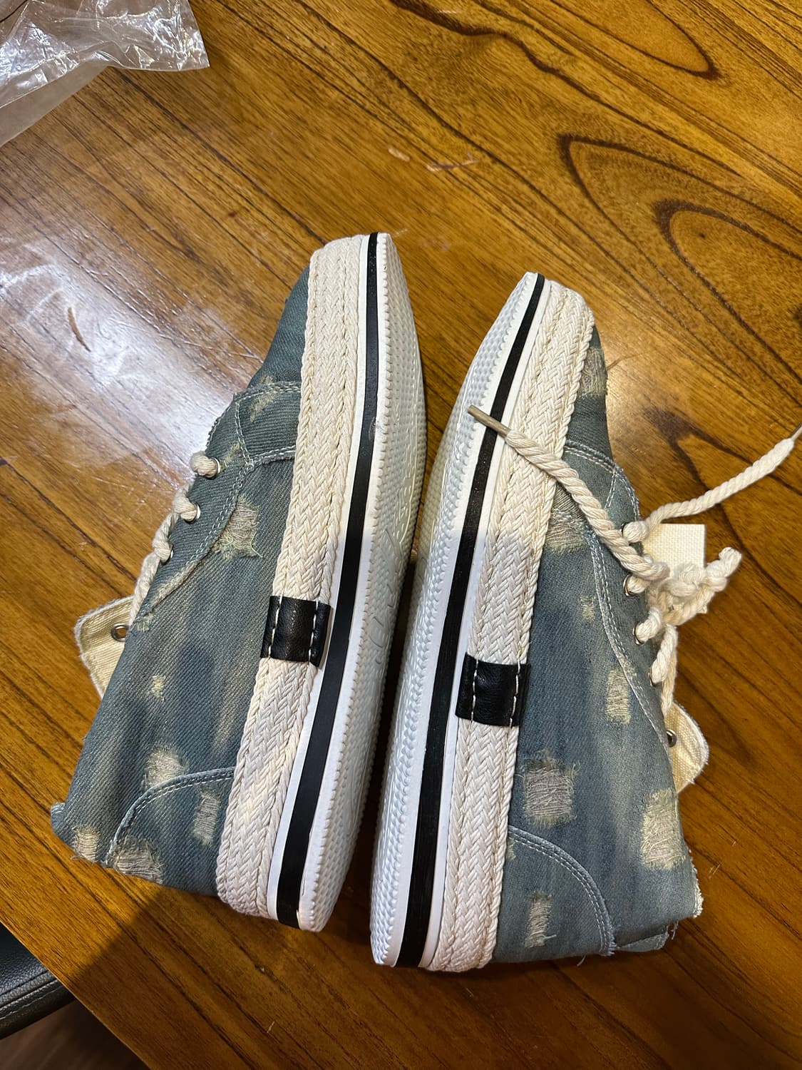 새상품) 임팔라 데님 하이탑 스니커즈 44사이즈 / 280 상품이미지4