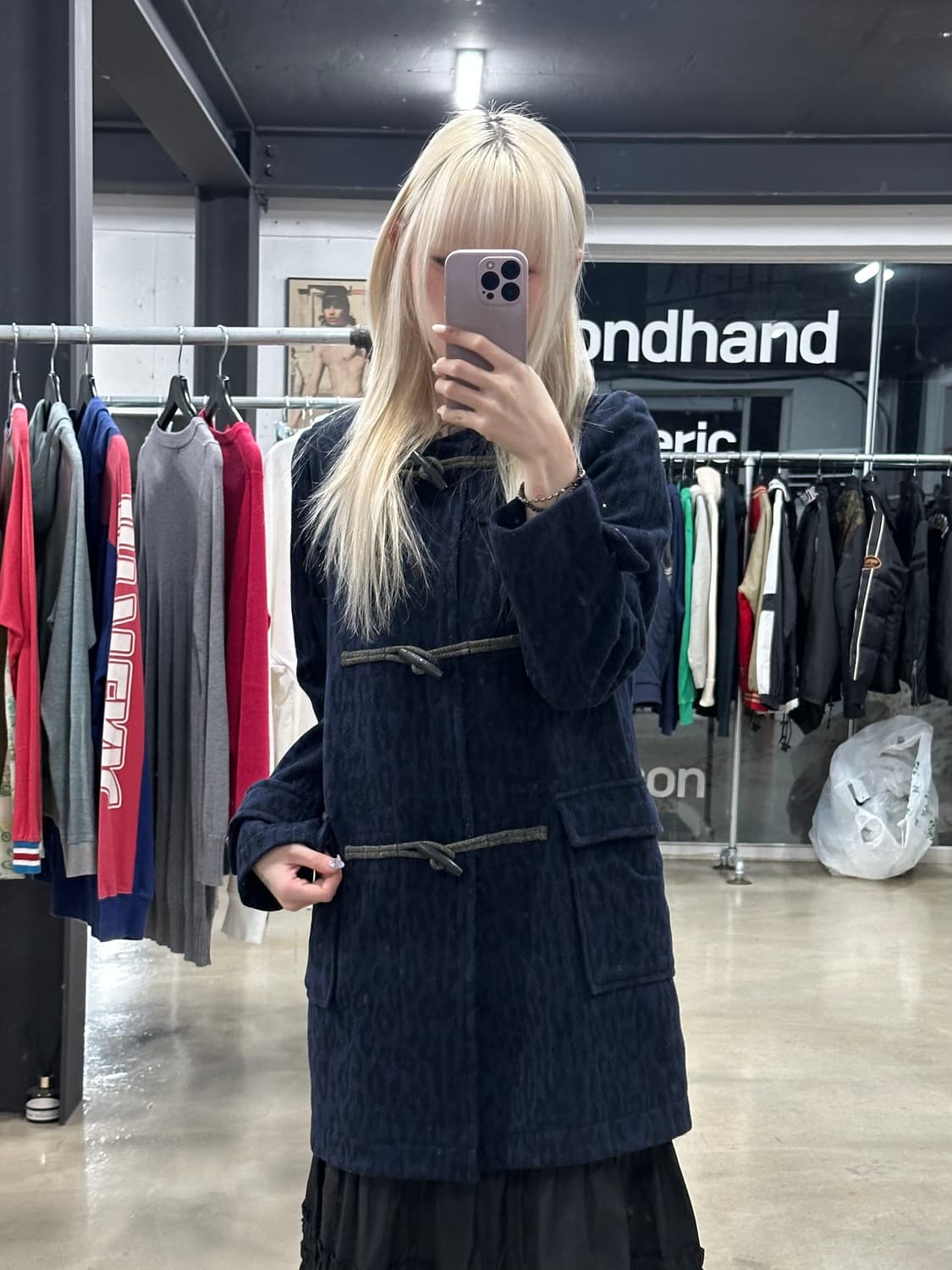 히스테릭 글래머 레오파드 더블 코트 상품이미지1