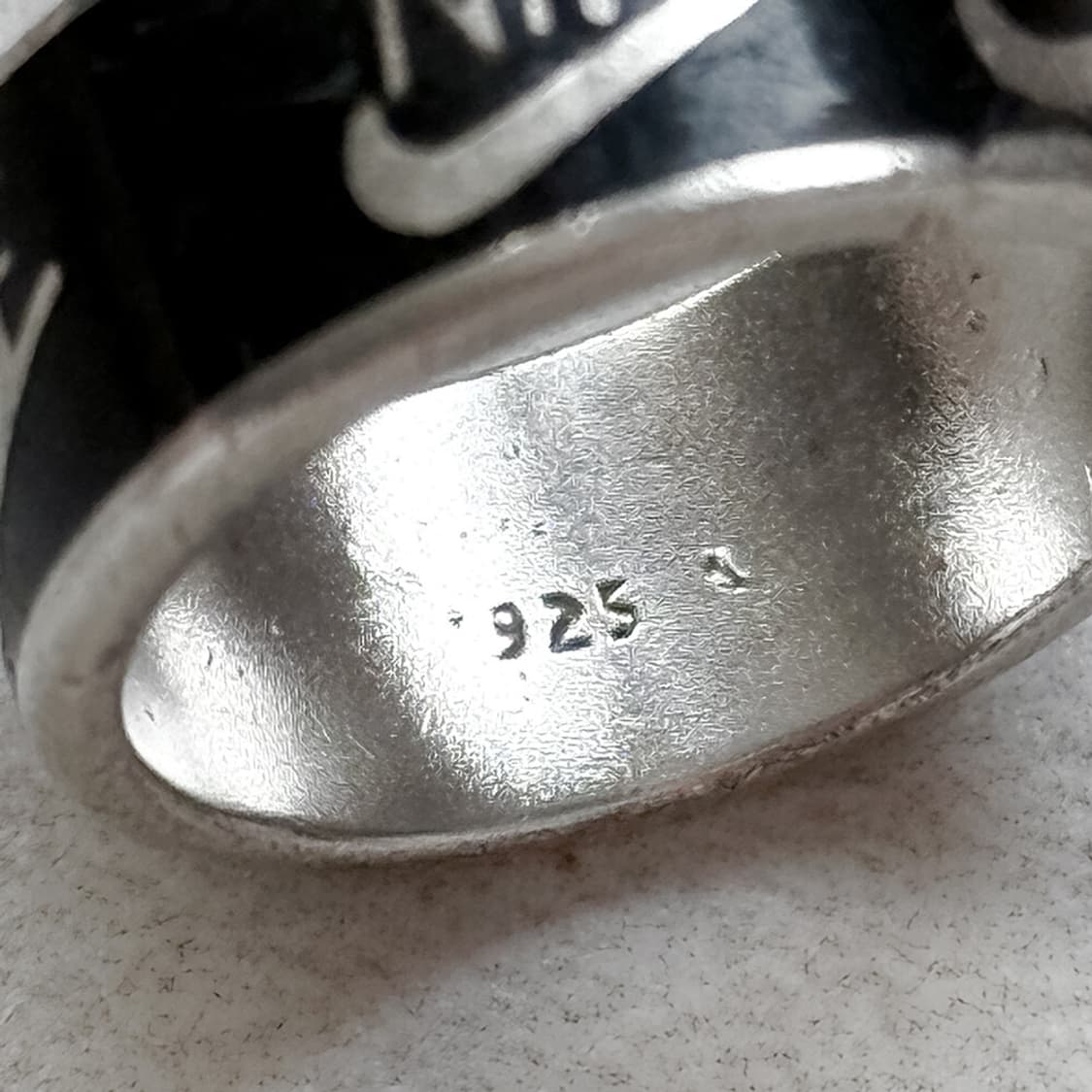 90s Nike 나이키 빈티지 실버 반지 상품이미지4