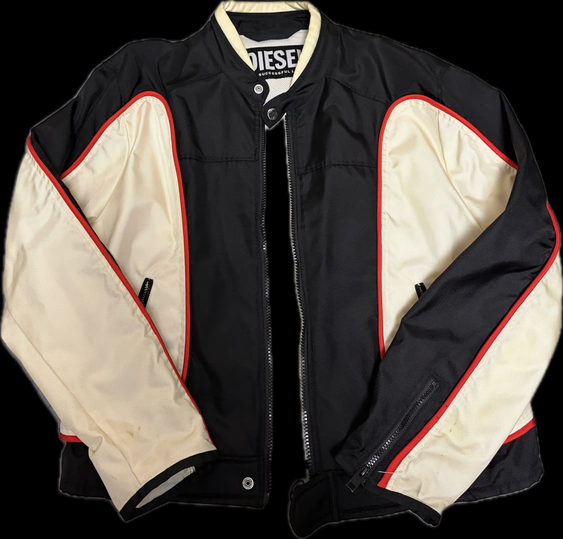 [XXL]디젤 J-블링크 컬러블록 나일론 바이커자켓 상품이미지1