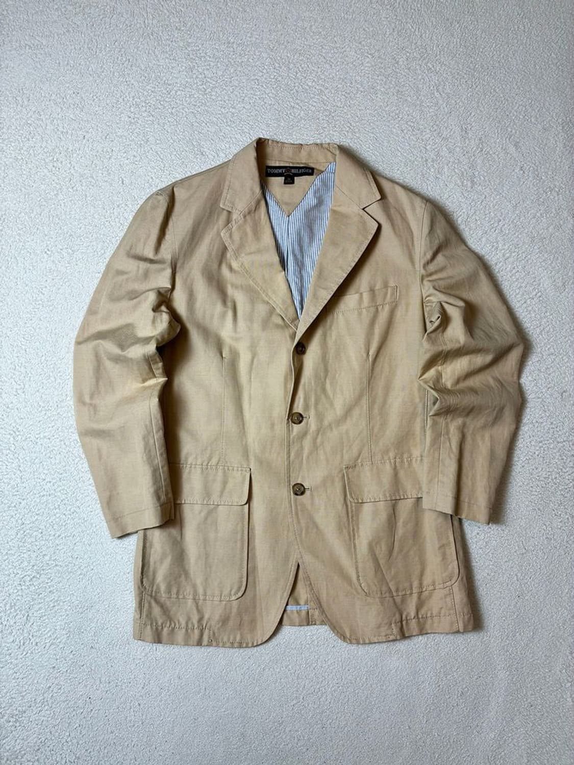 타미힐피거 00's 코튼 린넨 블레이저 자켓 PN7363 상품이미지1