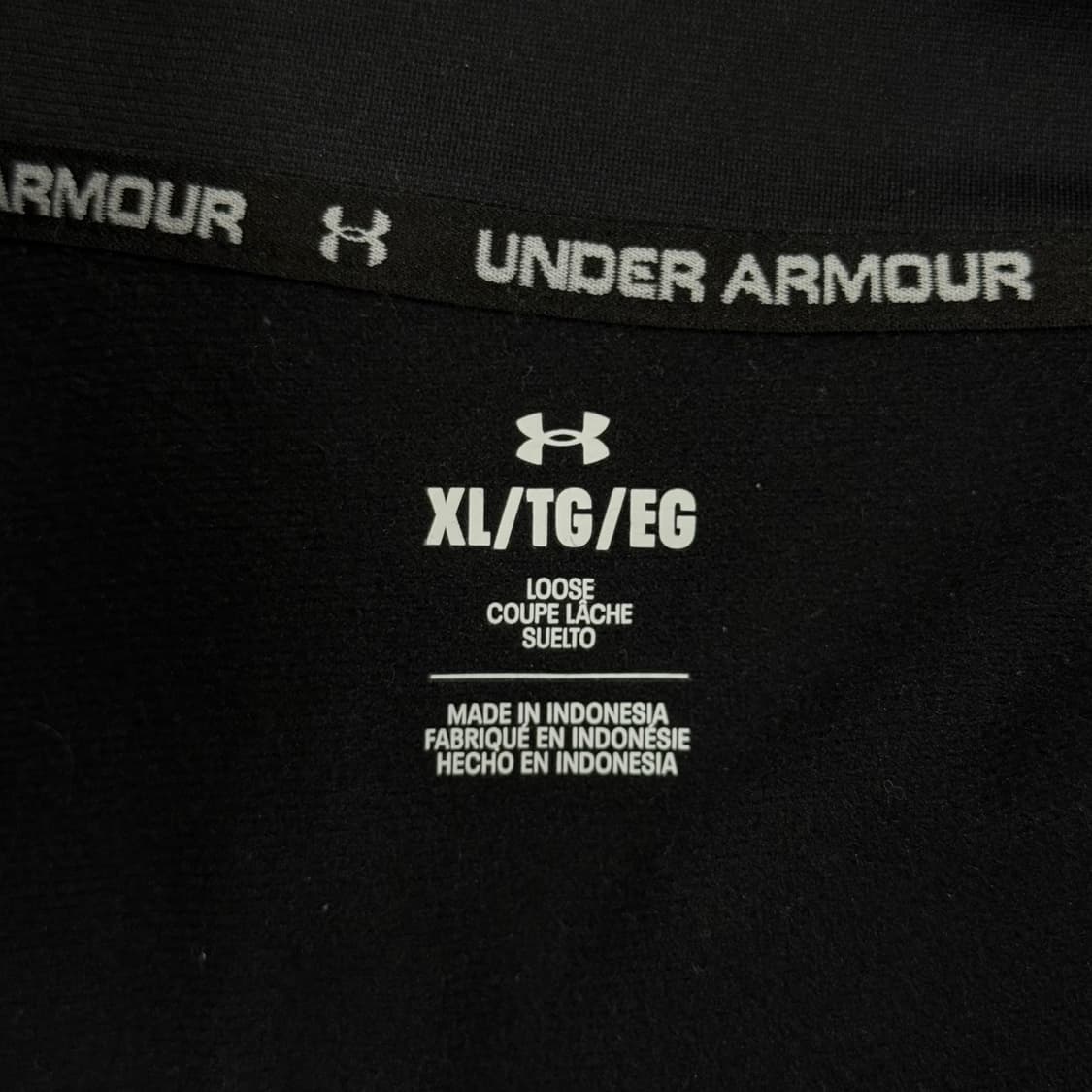 [XL] 언더아머 트레이닝 기모 져지 집업자켓 상품이미지5