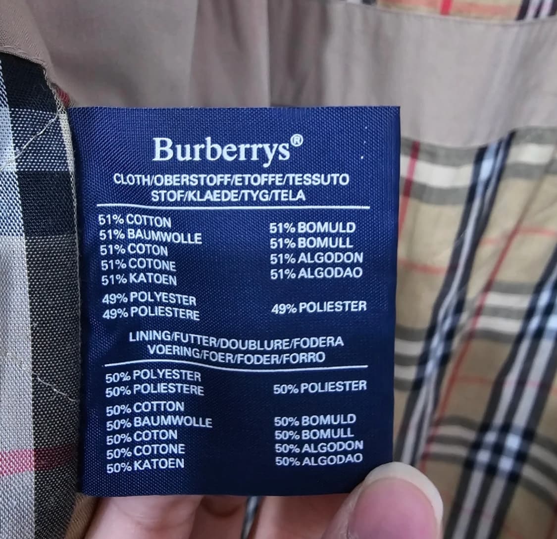 버버리 후드 자켓 베이지 코트 105 상품이미지8