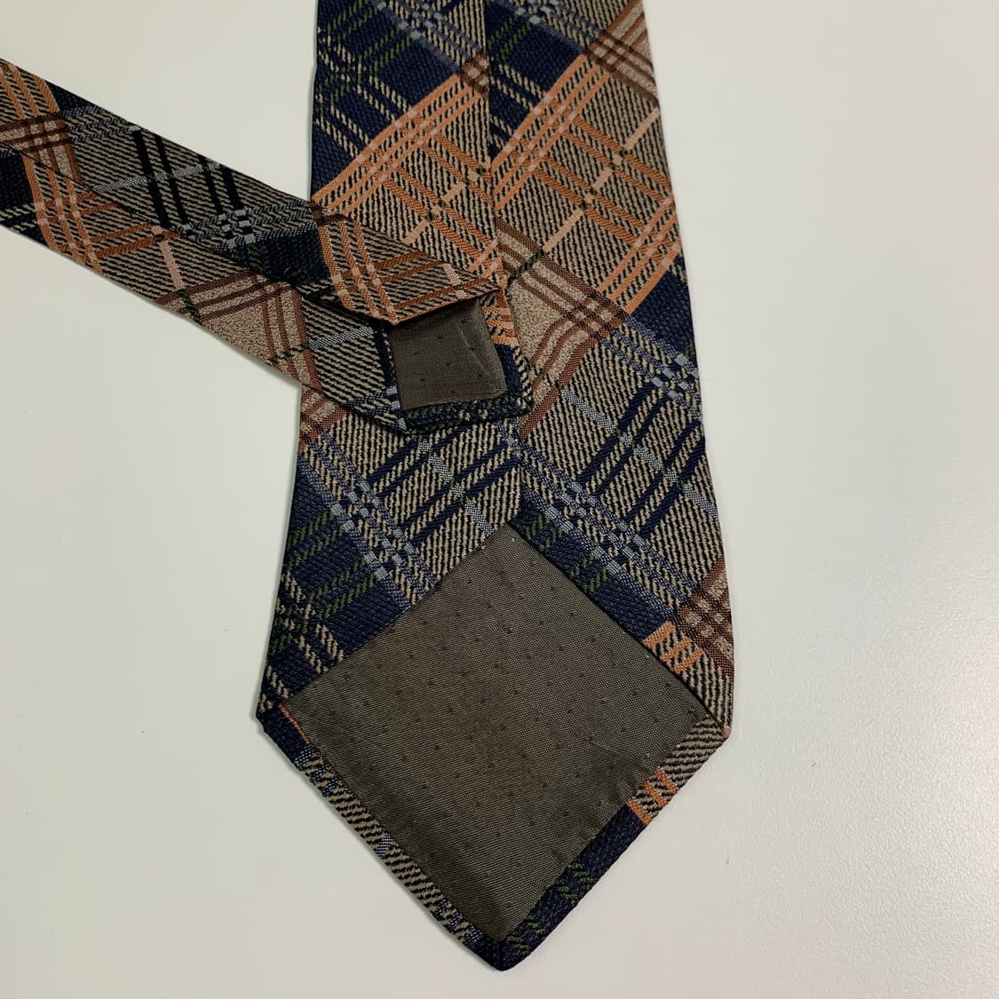 발렌시아가(BALENCIAGA) 체크넥타이 명품 100실크 A+등급 상품이미지6