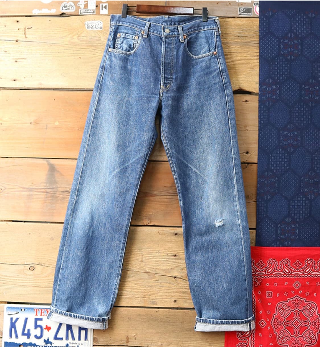 일본판 90s levis 리바이스 LVC 503BXX 빅E 셀비지 데님  상품이미지3