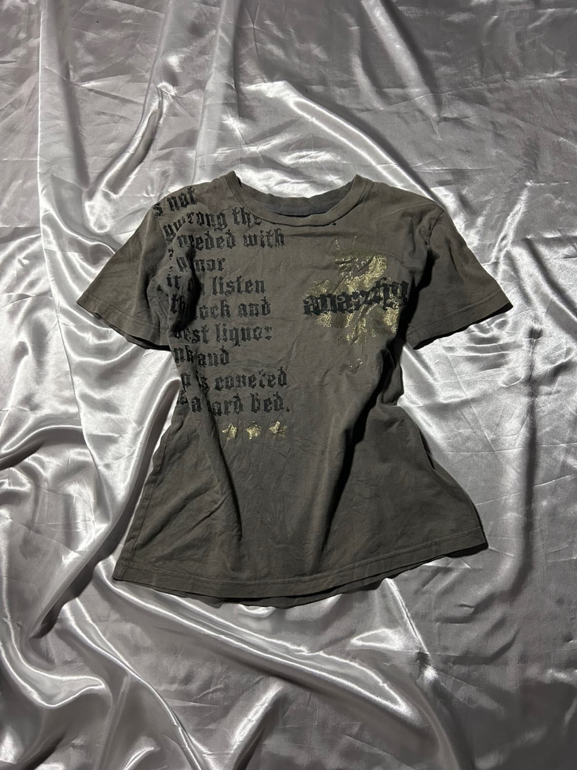 y2k gold tee 상품이미지1