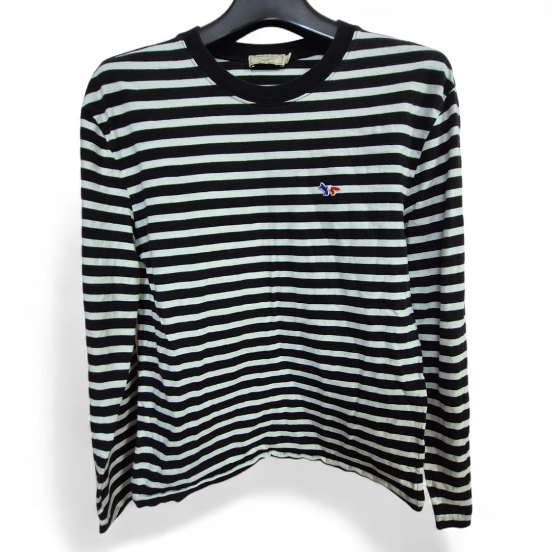메종키츠네 스트라이프 긴팔 티셔츠 상품이미지1