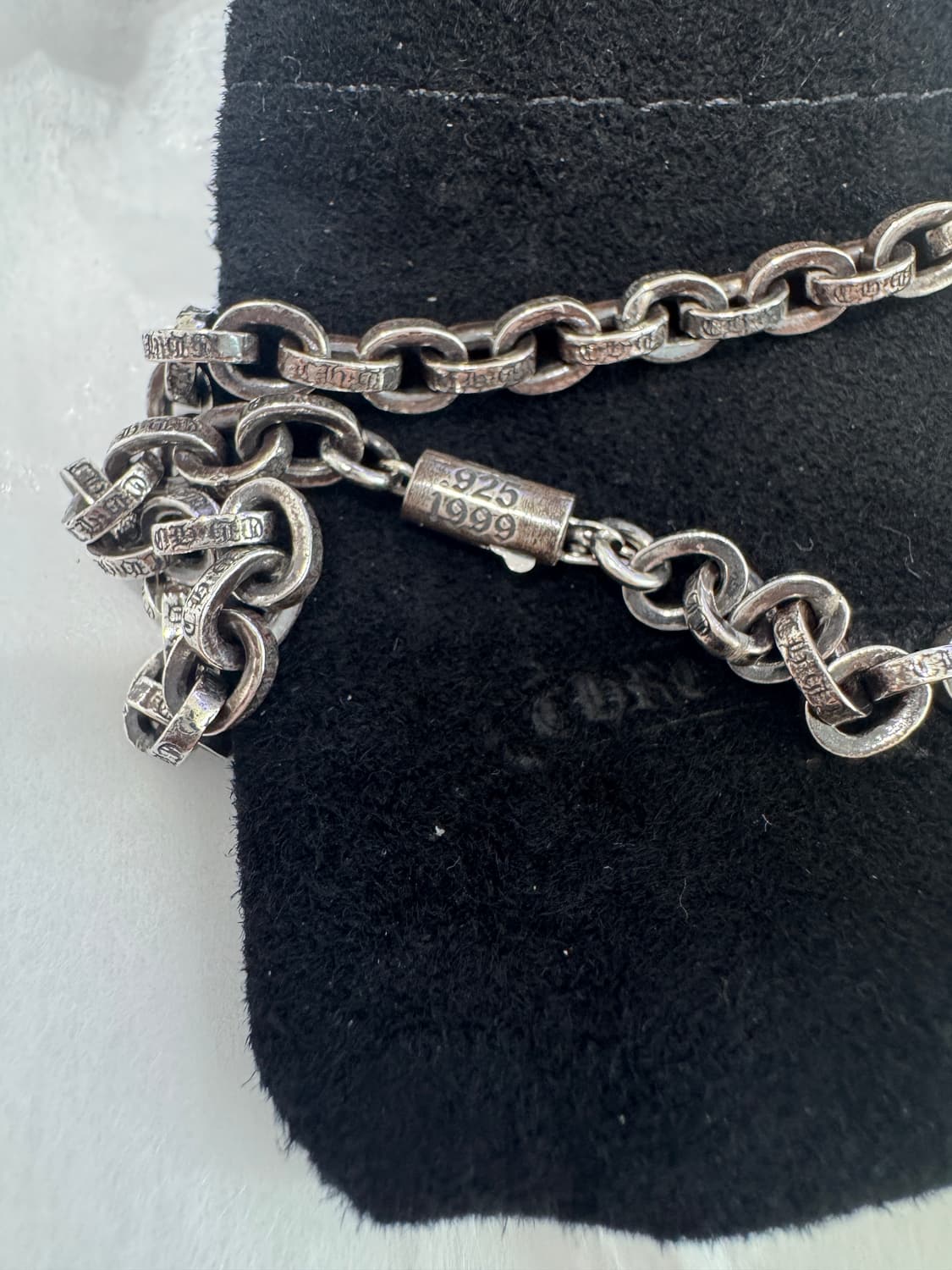 크롬하츠 페이퍼체인 18인치 목걸이 새상품 상품이미지4