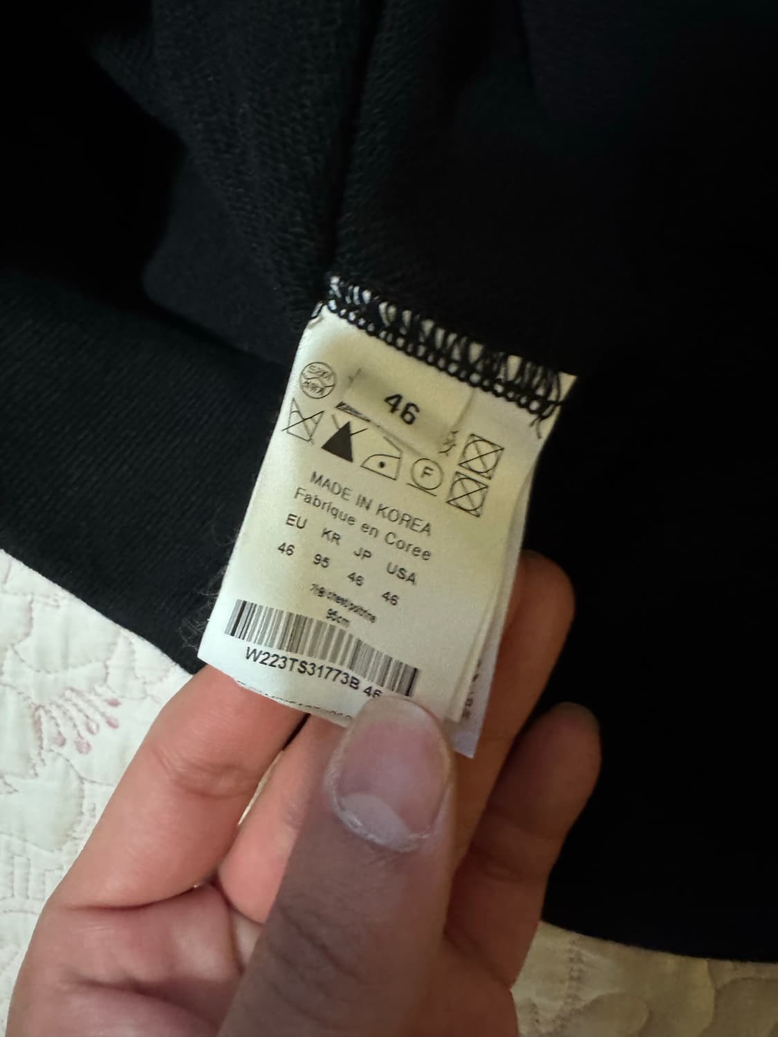 우영미 후드 백로고 46사이즈 상품이미지7