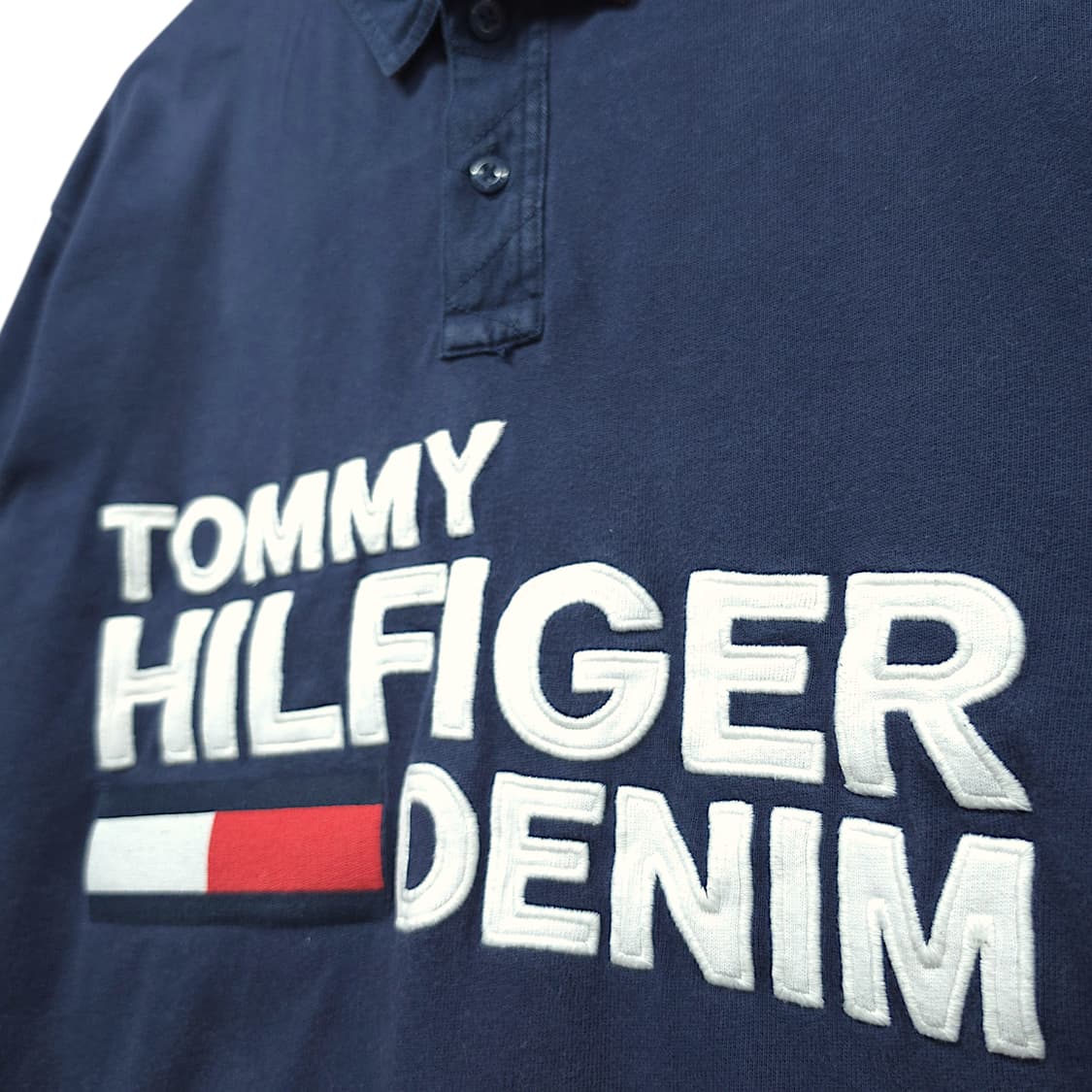 [L] 타미힐피거 컬러블럭 긴팔 럭비  PK 긴팔 카라티셔츠 상품이미지4