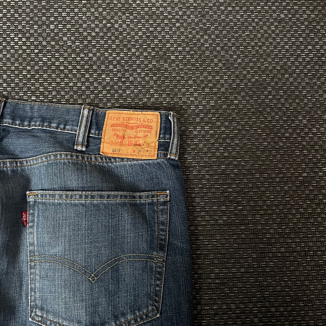 (38) 리바이스 505 38X30 중청 워싱 데님 팬츠 상품이미지5
