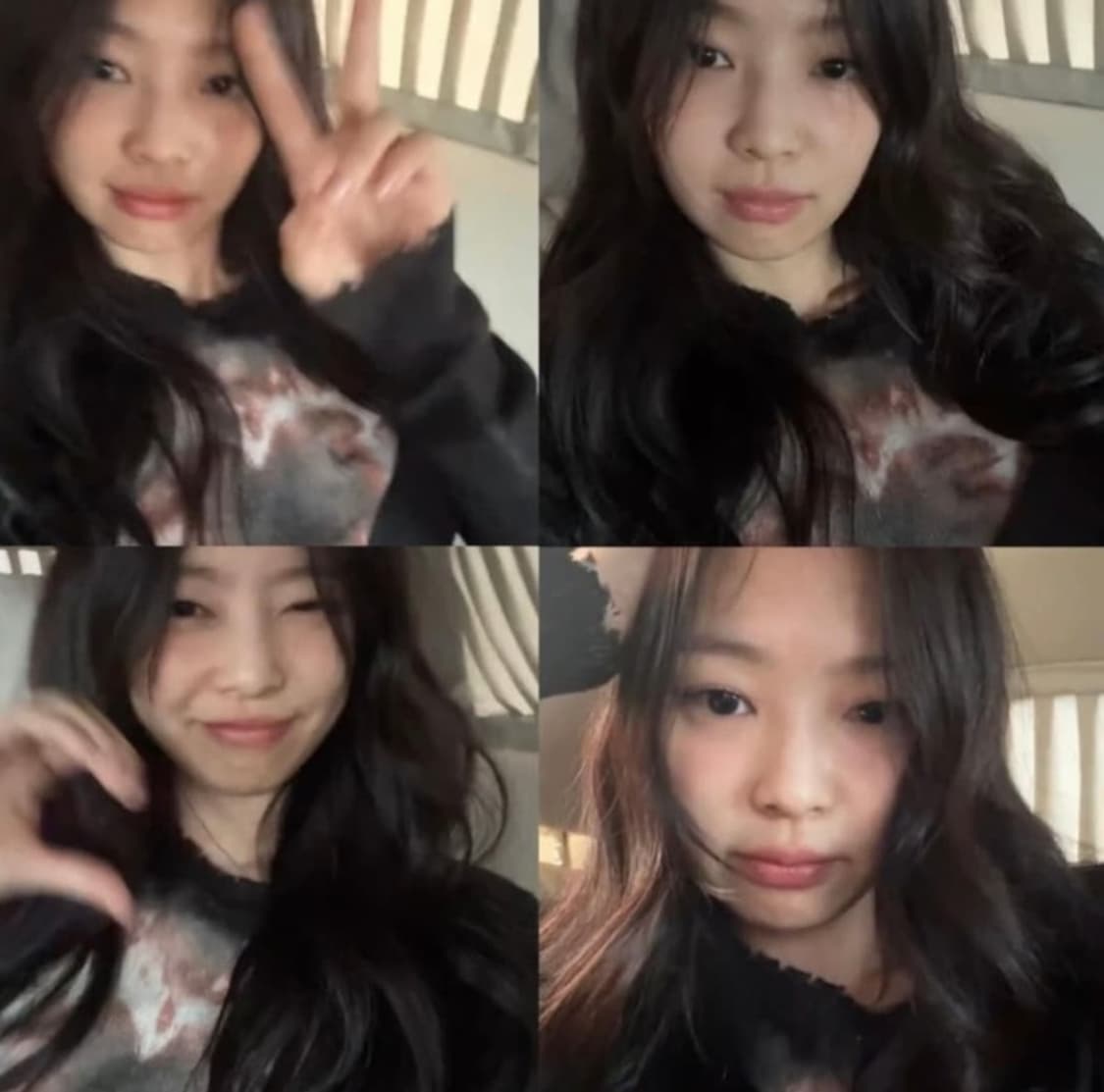 알썰틴 블랙 플레이밍 하트 니트 상품이미지3