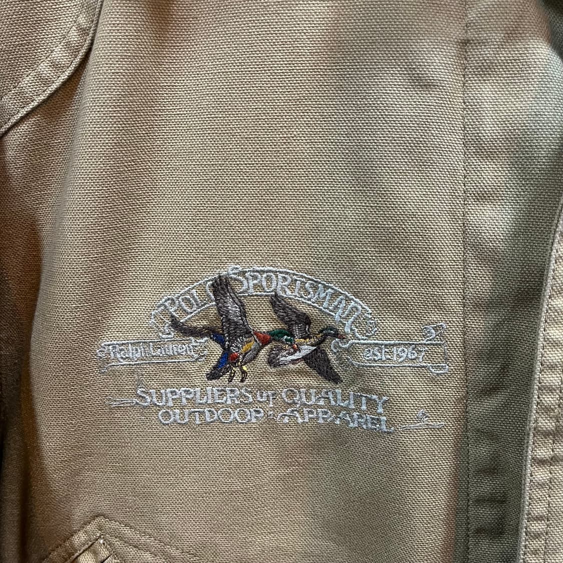 90s 폴로 랄프로렌 스포츠맨 덕 캔버스 헌팅 자켓 상품이미지4