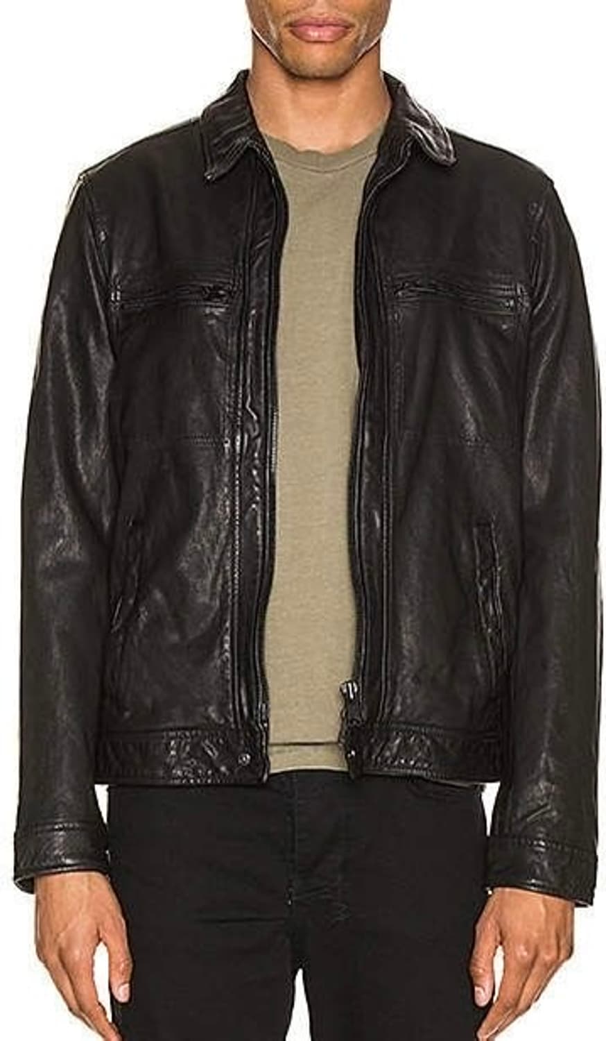 ALLSAINTS LARK LEATHER JACKET XL 상품이미지1