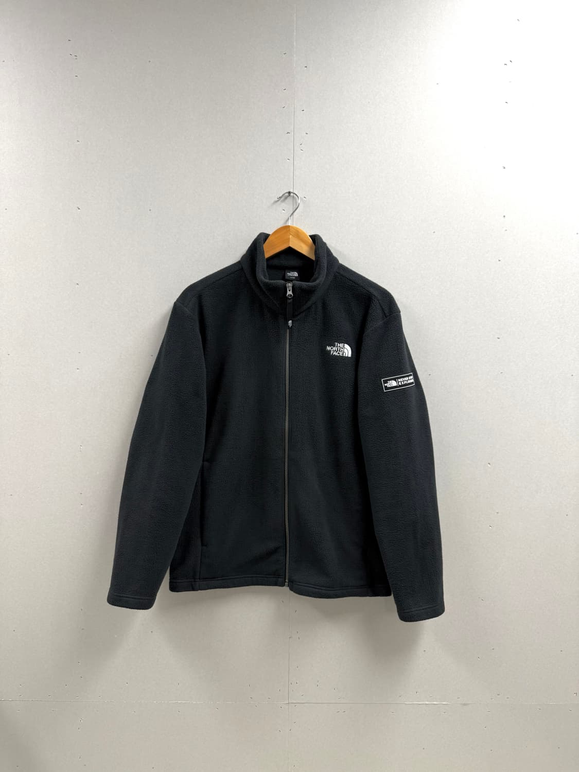 남성 100 L / 노스페이스 퍼지 플리스 후리스 집업 블랙 상품이미지1