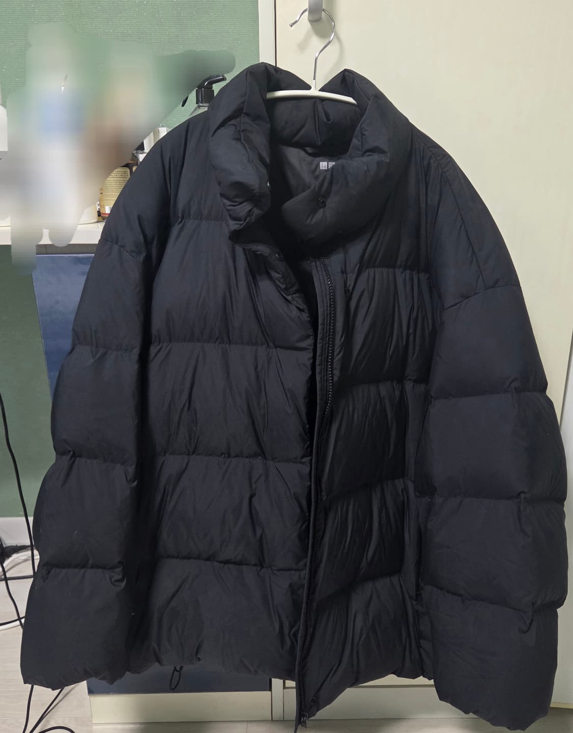 유니클로 파우더소프트다운재킷 블랙 상품이미지2