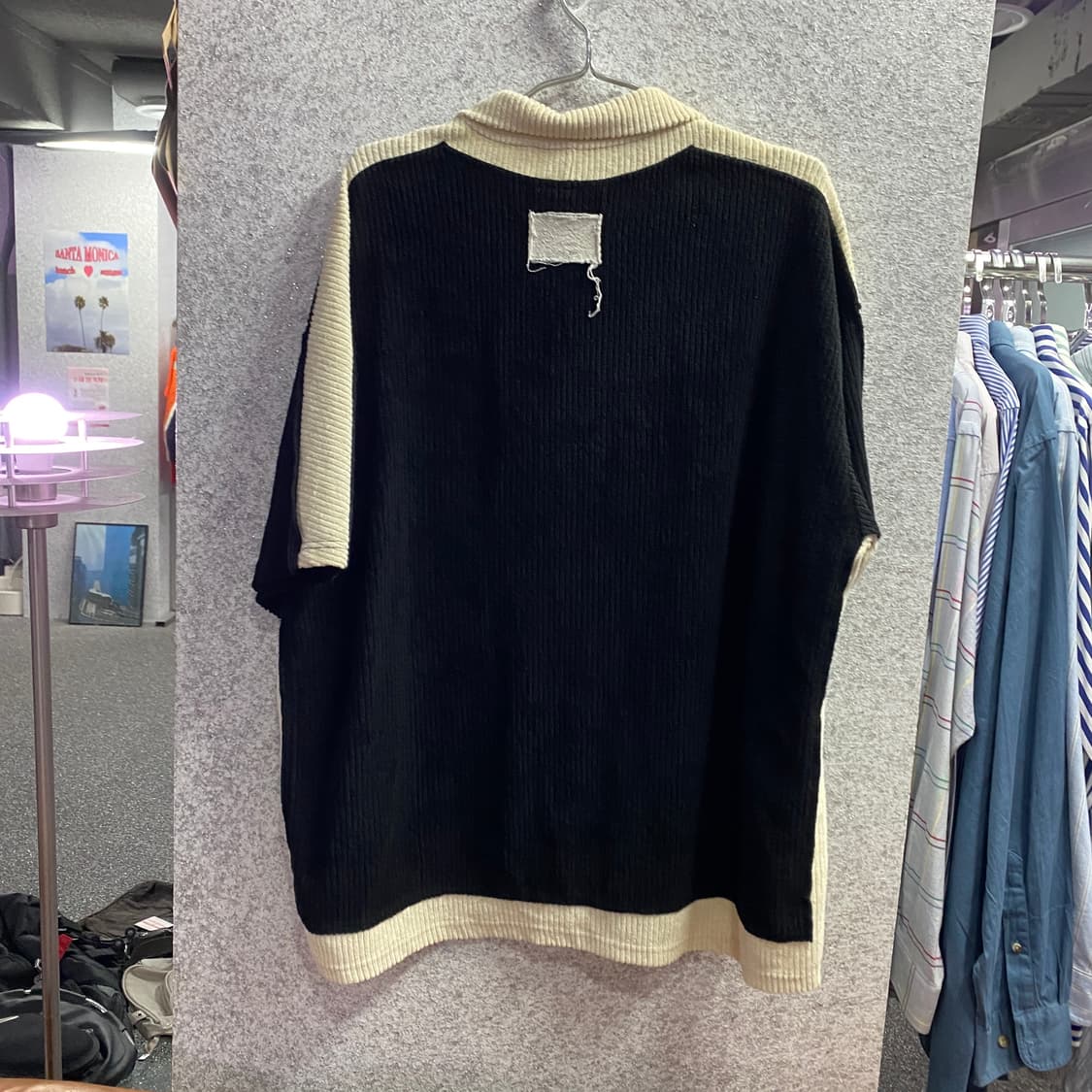 마뗑킴 니트 하프집업 쇼츠 슬리브 B4234 상품이미지4