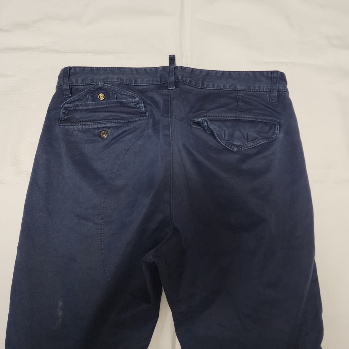 디스퀘어드2 크롭 코튼 롤업 디테일 팬츠 상품이미지6