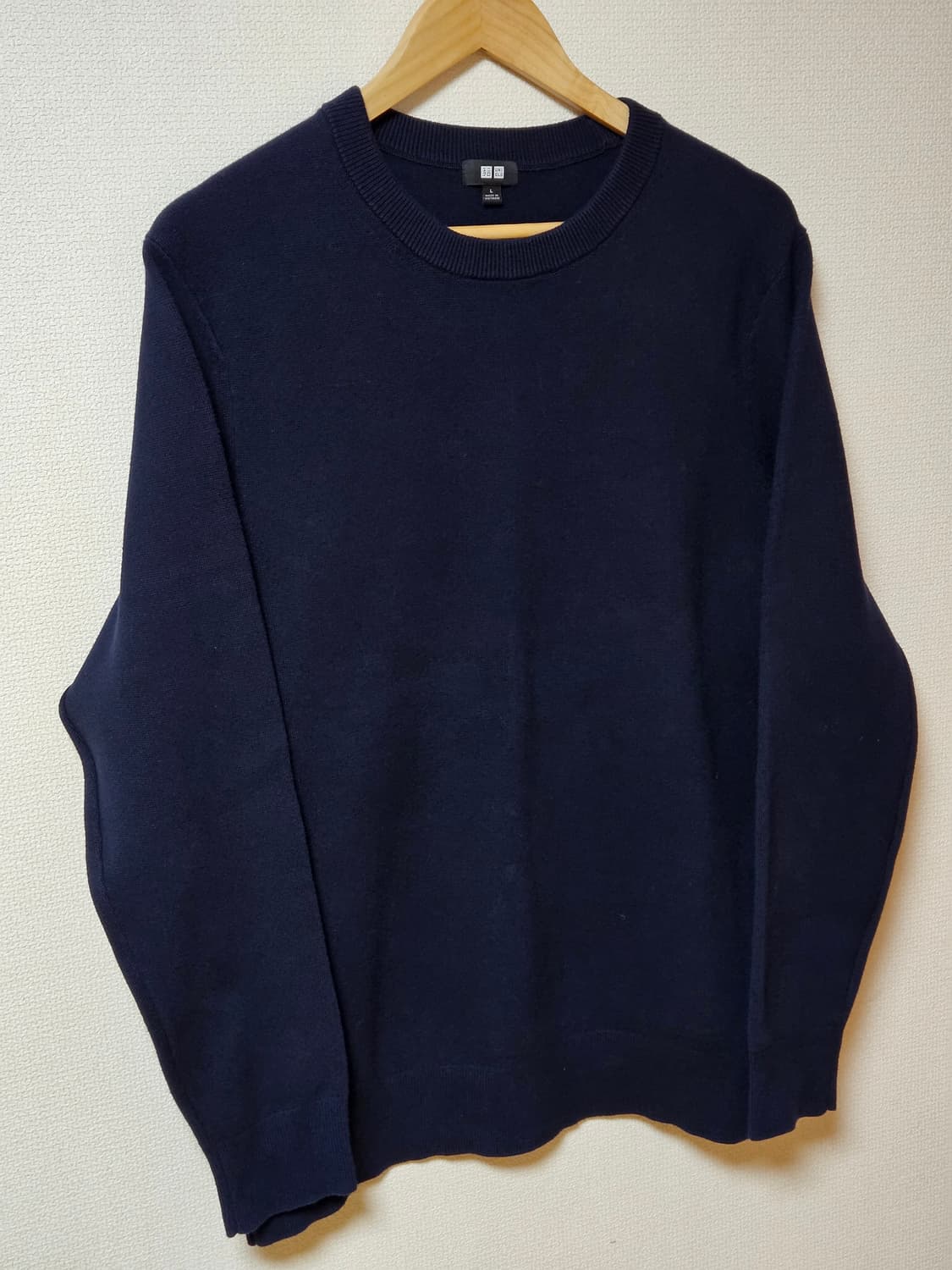 유니클로 워셔블 밀라노 립 크루넥 스웨터 니트 상품이미지2