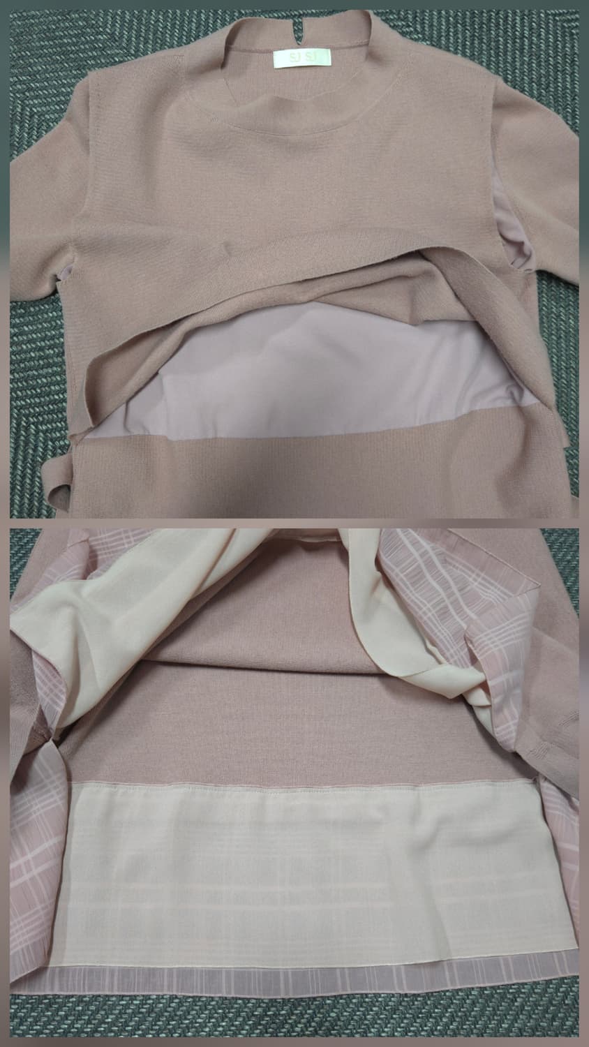 한섬 SJSJ 20ss 니트원피스 상품이미지5