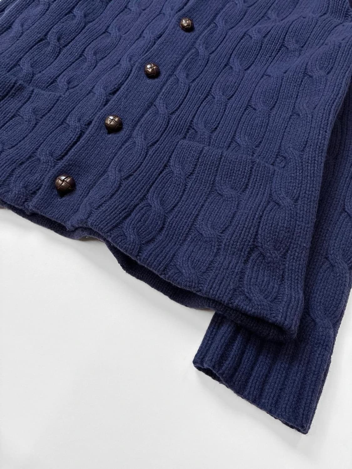 폴로 랄프로렌 100% 울 케이블 숄카라 니트 가디건 PN5117 상품이미지4