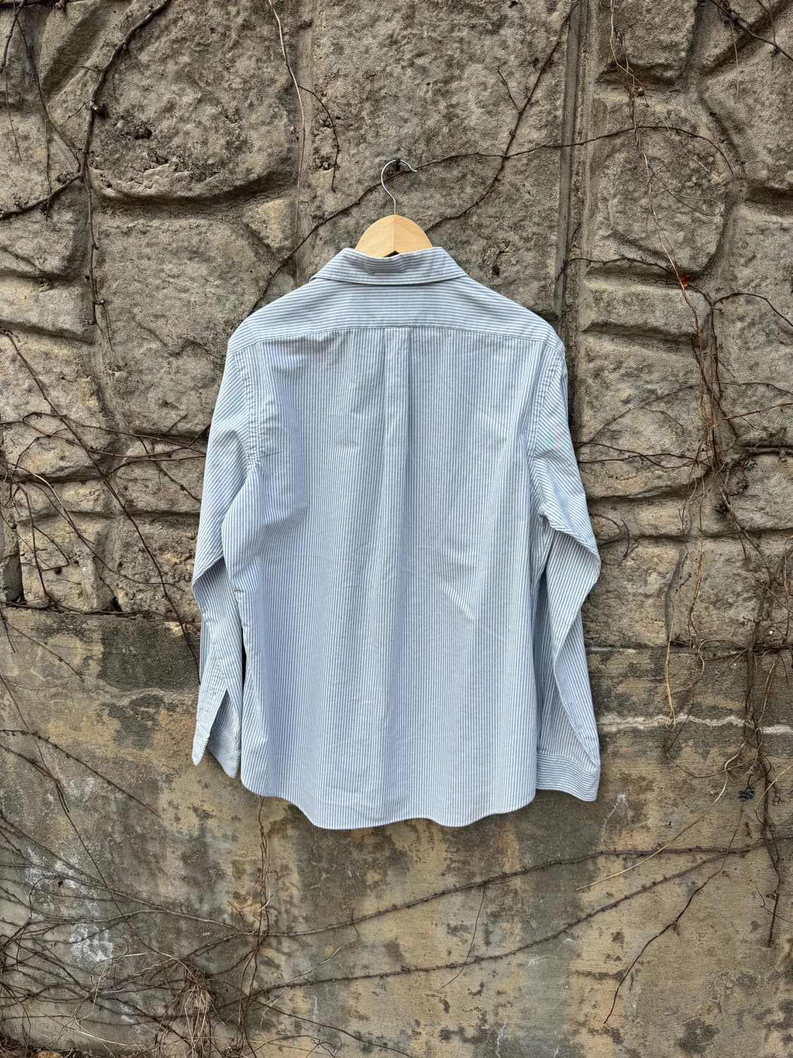 폴로 랄프로렌 빈티지 하늘색 스트라이프 클래식 핏 셔츠 L 상품이미지2