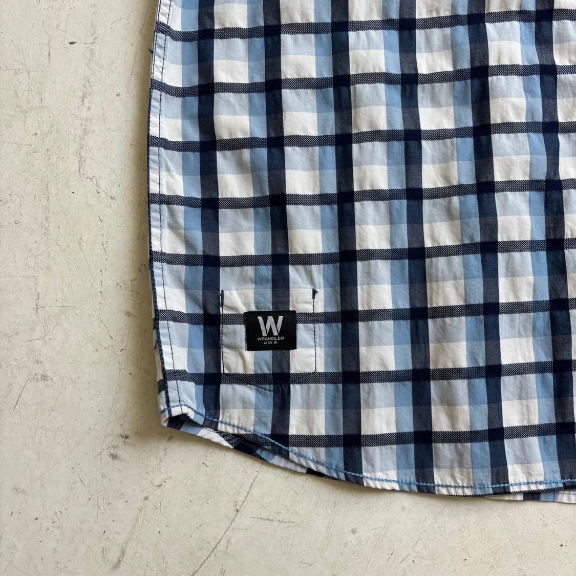 랭글러 빈티지 웨스턴 반팔셔츠 XL 상품이미지3