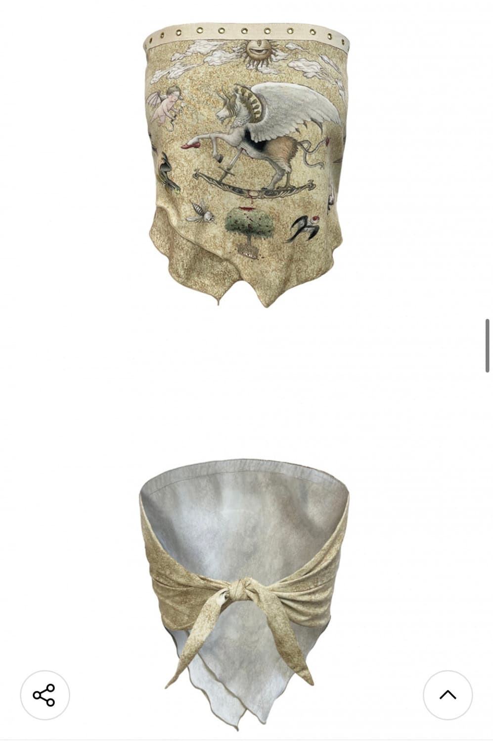 Expired girl 우디 홀스 반다나 탑 상품이미지2