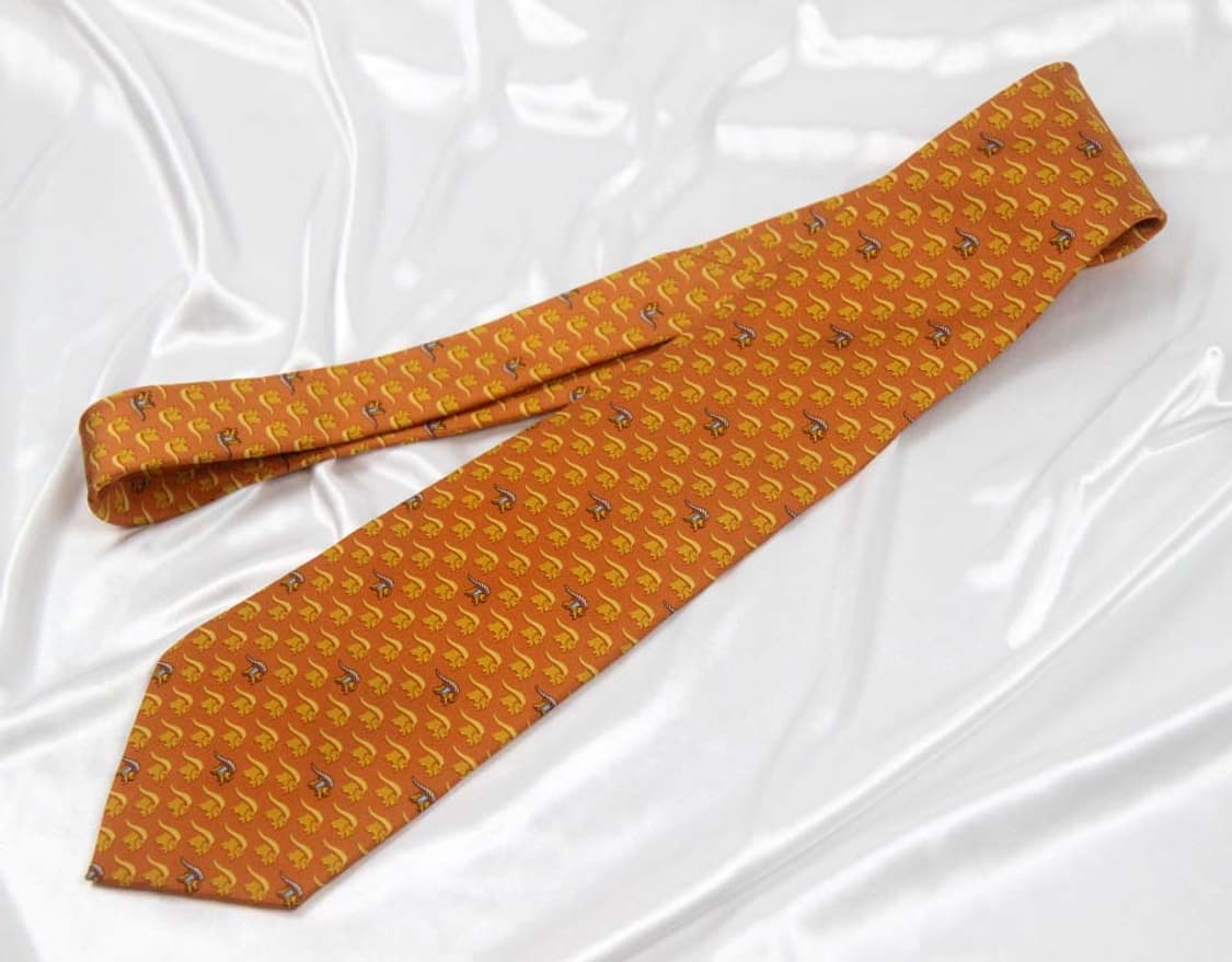 페라가모 9.5cm A등급 남자 명품 넥타이 상품이미지2