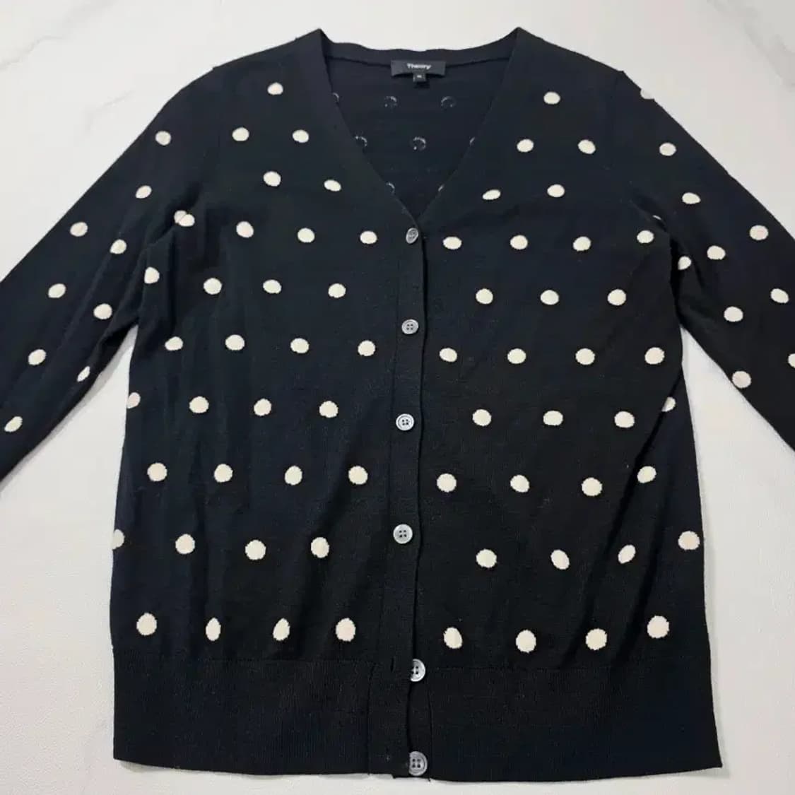 띠어리(Theory) 폴카 도트 울 가디건 ~55반 상품이미지7