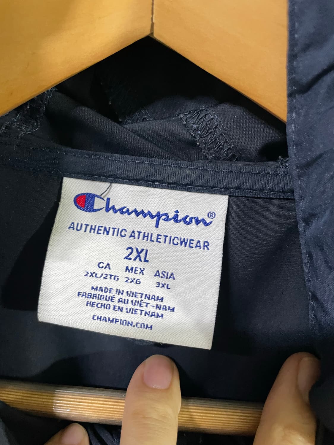 챔피온 아노락 반집업 패커블 챔피온 우븐 나일론 바람막이 110-115  상품이미지5